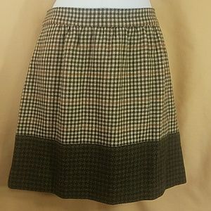 J. Crew plaid mini skirt